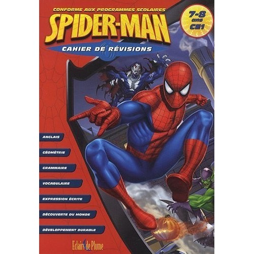 Cahier de révisions Spiderman - 7/8 ans CE1