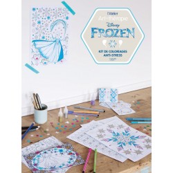 L'Atelier Art-thérapie - Disney Frozen - Kit de coloriages anti-stress